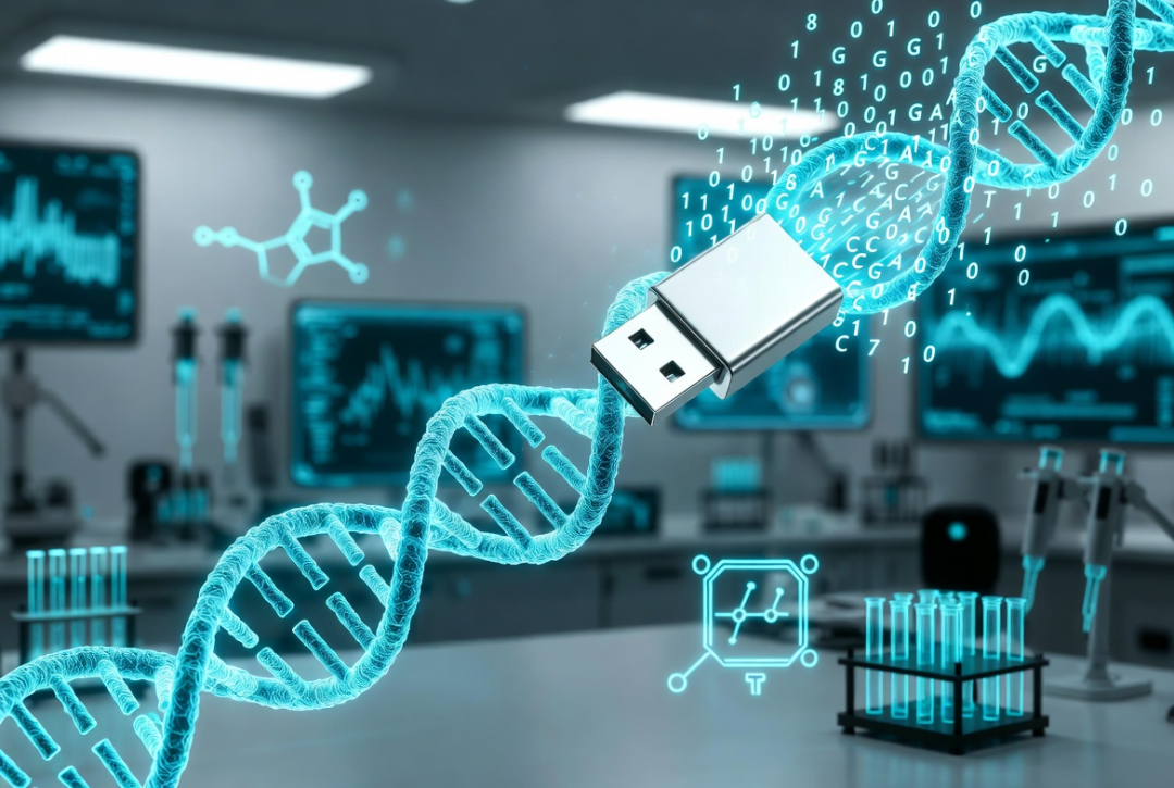 DNA存储重大突破：科学家首创无酶可重写DNA硬盘